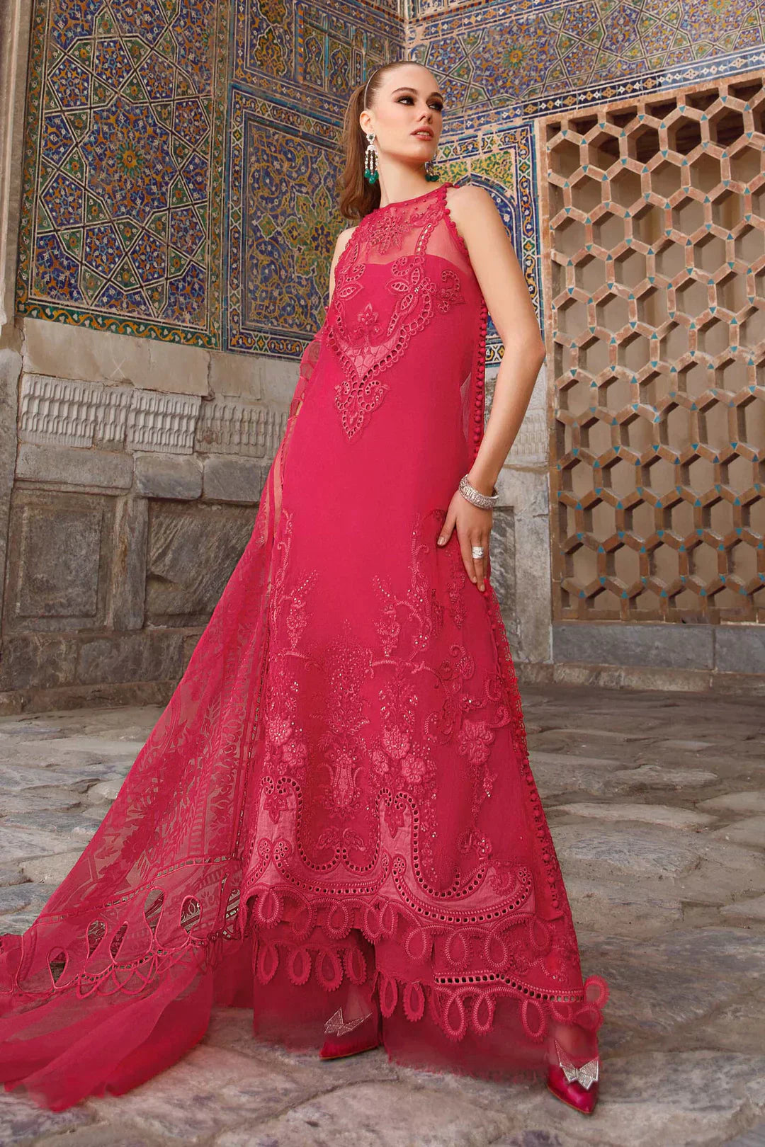 Maria B D-2303-A Luxury Lawn Collection - House Of Hania