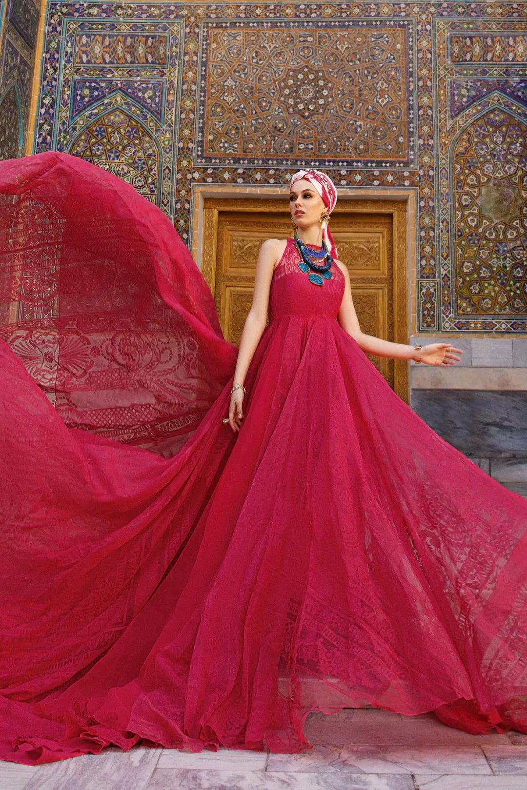 Maria B D-2303-A Luxury Lawn Collection - House Of Hania