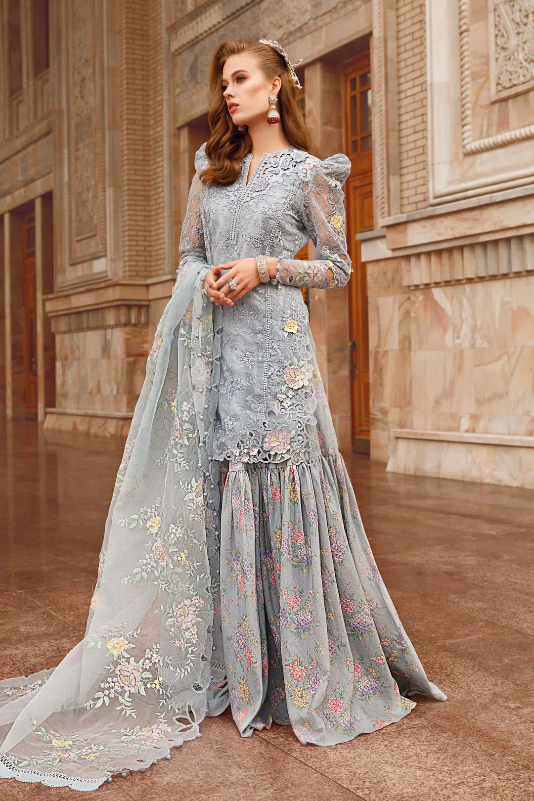 Maria B  D-2304-B Luxury Lawn Collection - House Of Hania