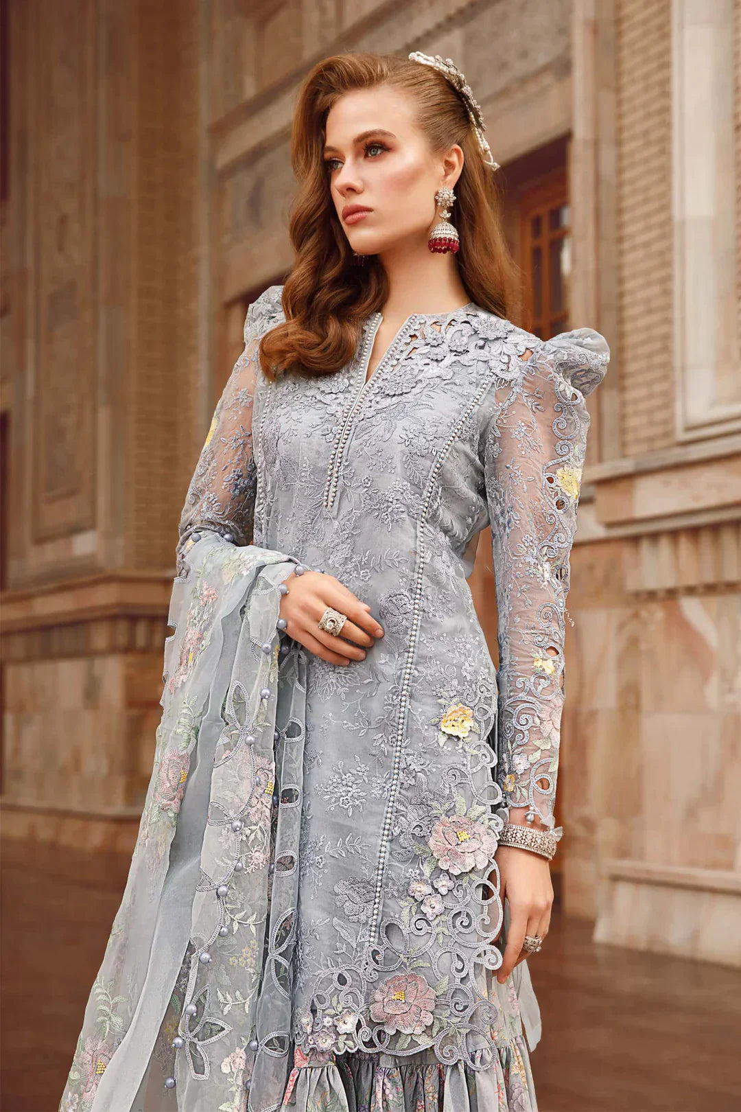 Maria B  D-2304-B Luxury Lawn Collection - House Of Hania