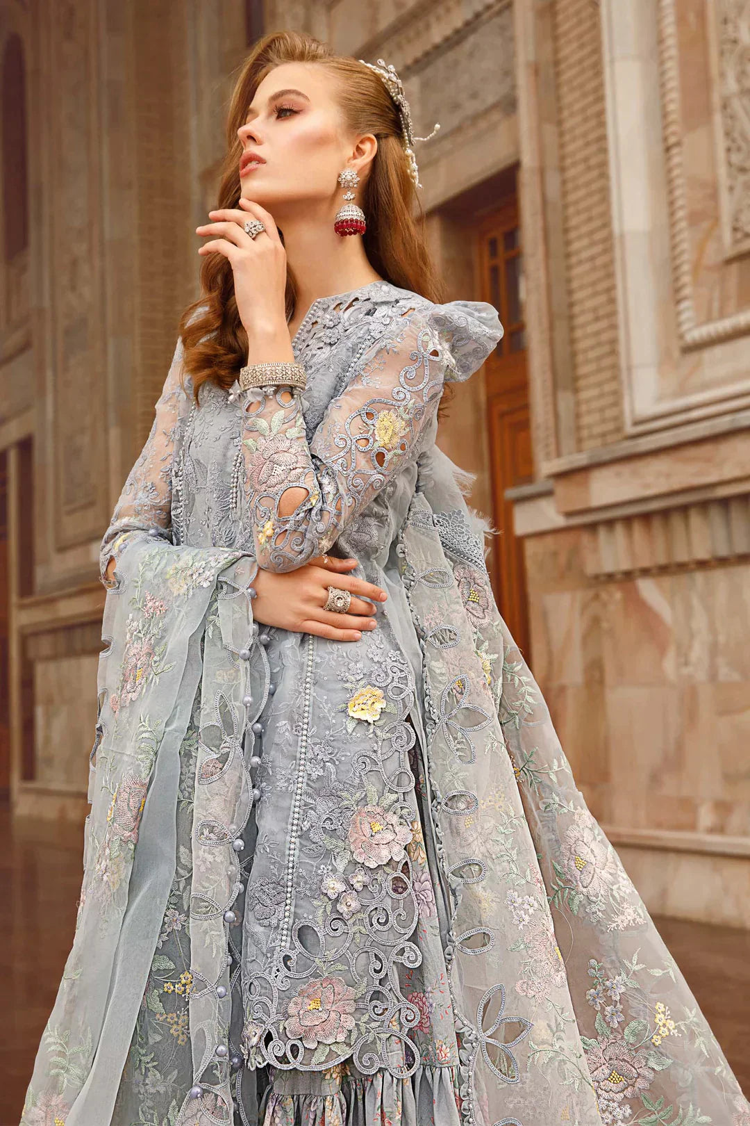 Maria B  D-2304-B Luxury Lawn Collection - House Of Hania