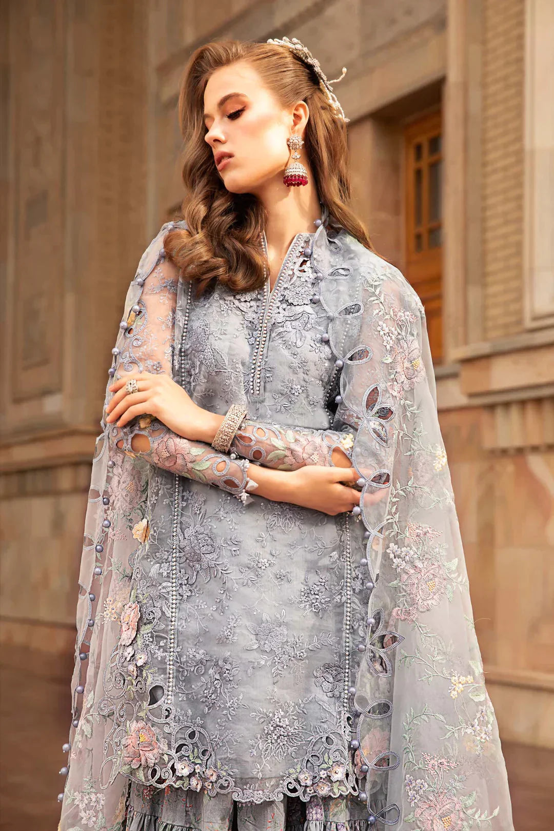 Maria B  D-2304-B Luxury Lawn Collection - House Of Hania