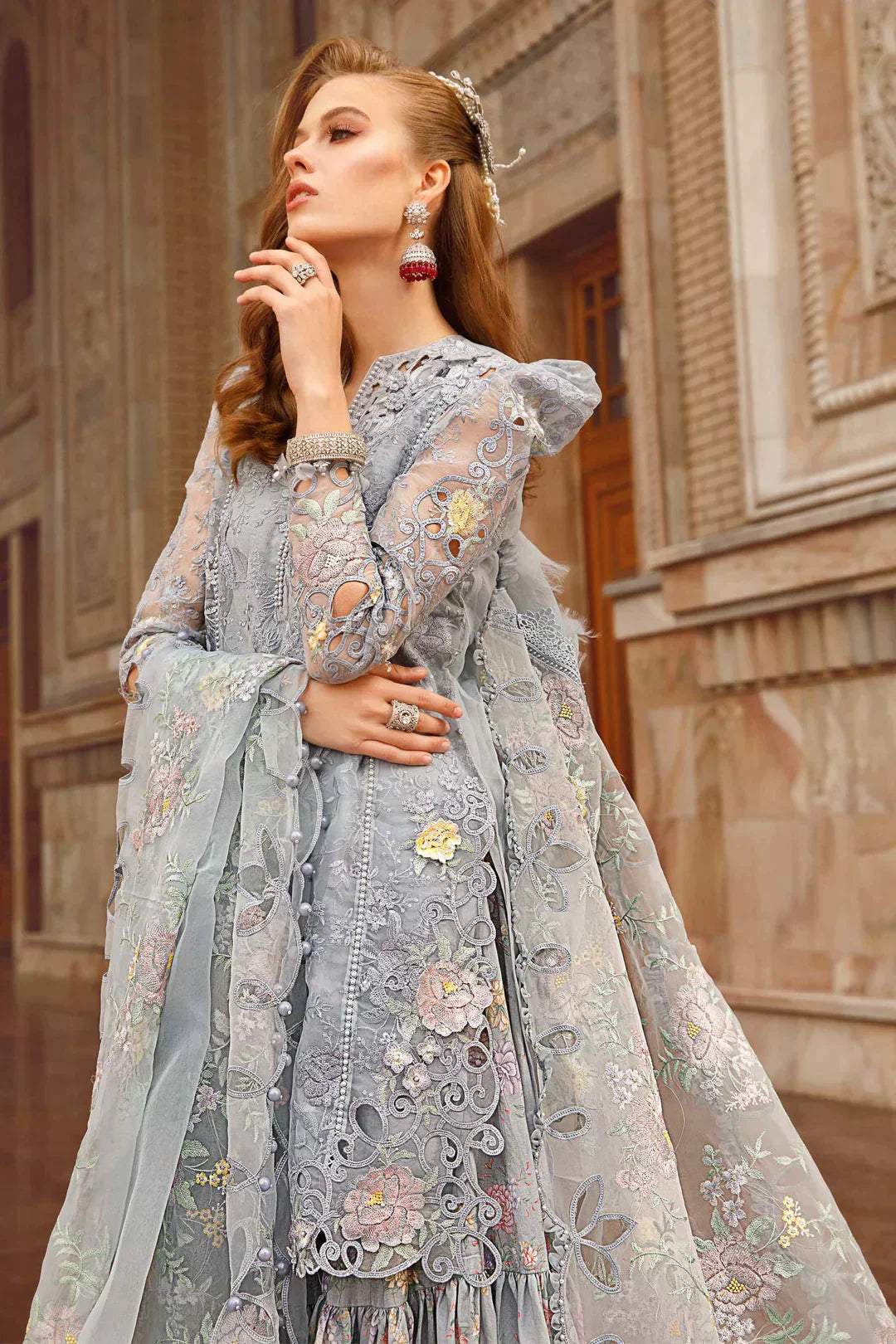 Maria B  D-2304-B Luxury Lawn Collection - House Of Hania