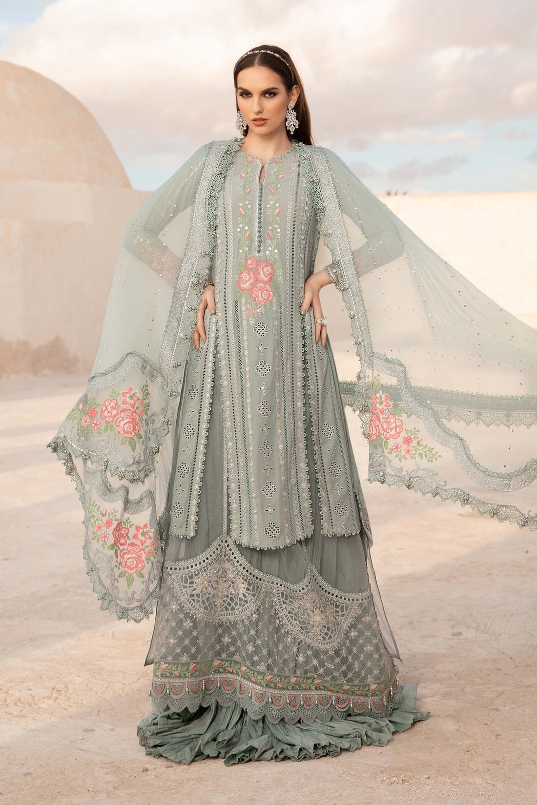 Maria B - D-2412-B - Lawn - House Of Hania
