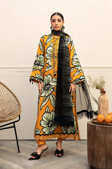 Maria B | Eid Basic Lawn | MB-CUS25-902A - House Of Hania