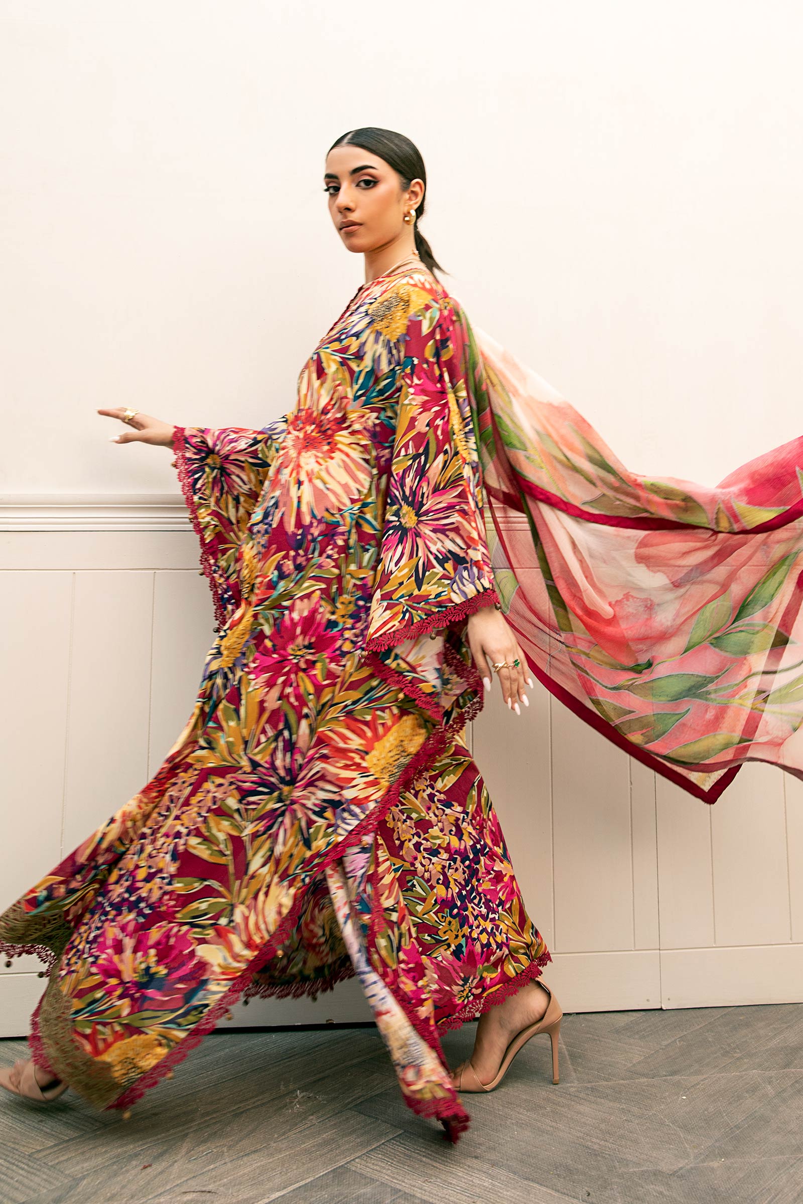 Maria B | Eid Basic Lawn | MB-CUS25-903B - House Of Hania