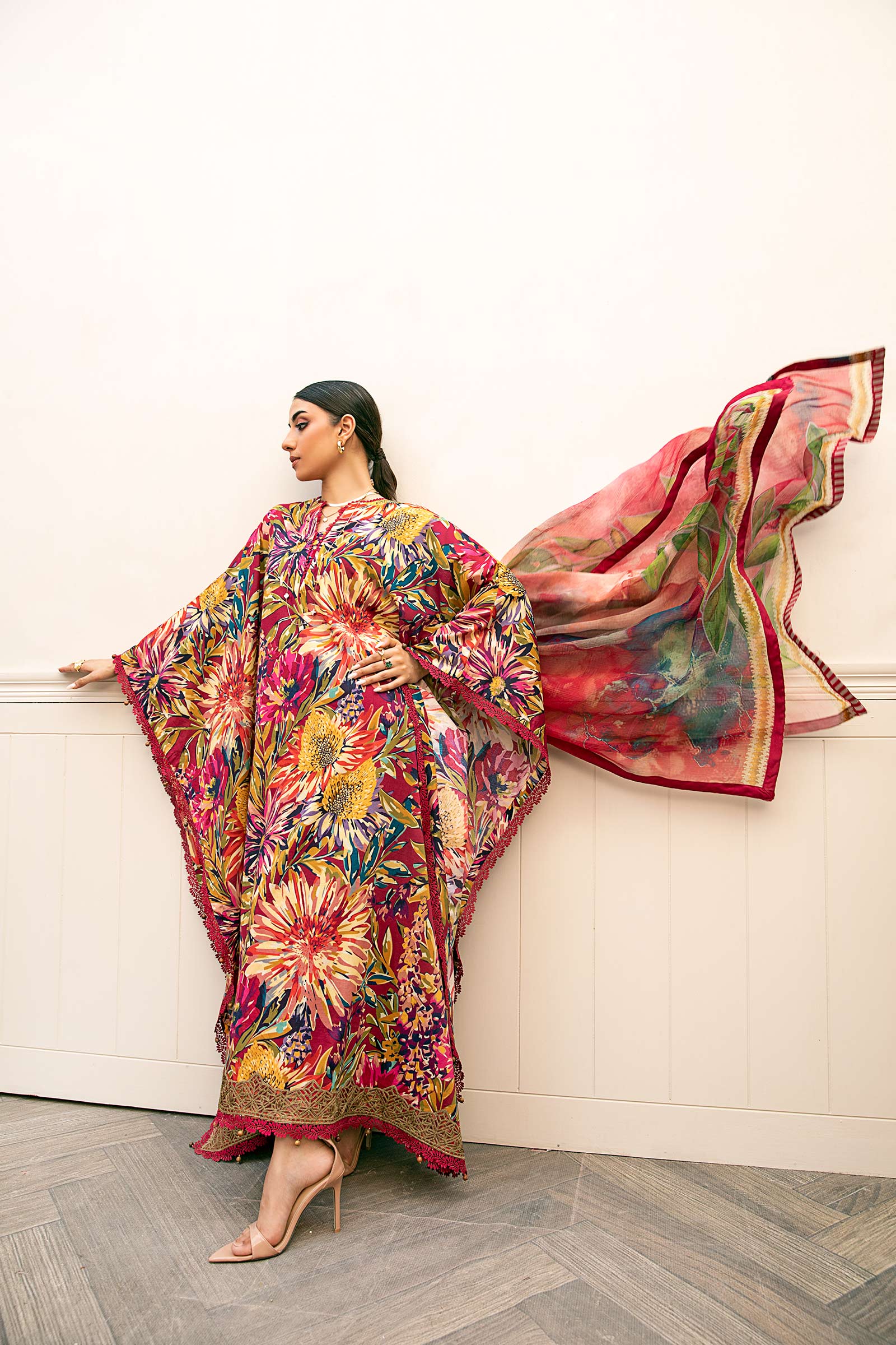 Maria B | Eid Basic Lawn | MB-CUS25-903B - House Of Hania