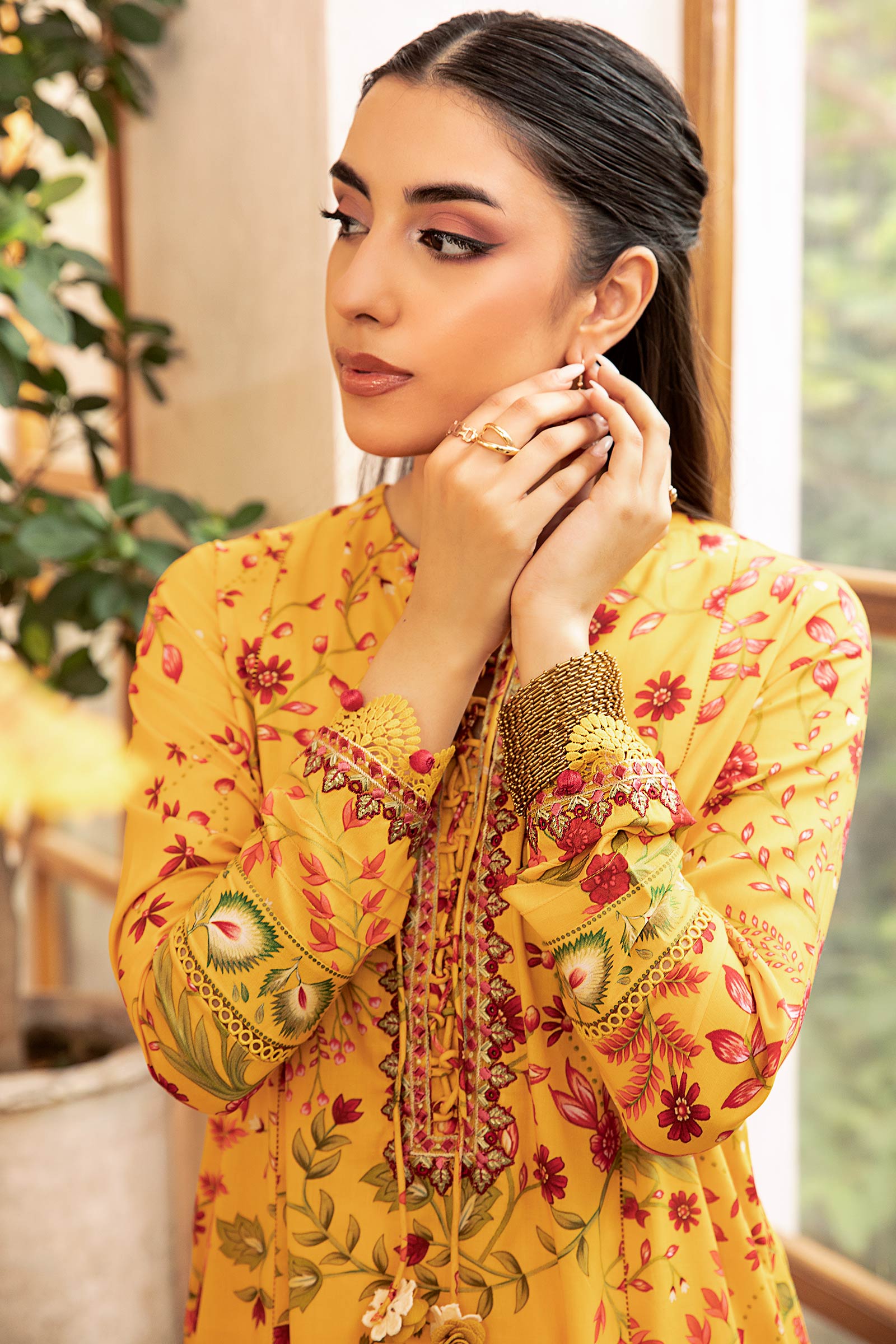 Maria B | Eid Basic Lawn | MB-CUS25-912A - House Of Hania