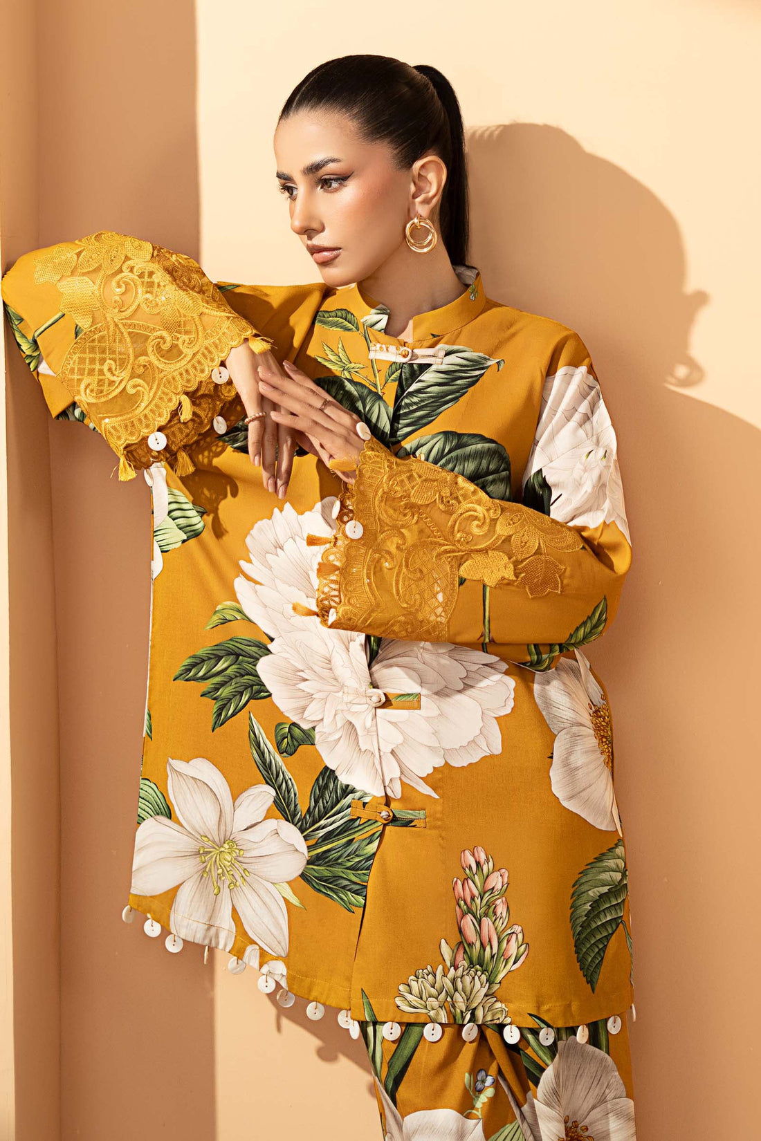 Maria B | Eid Collection 26 | 2 Piece Embroidered Arabic Lawn Suit - House Of Hania