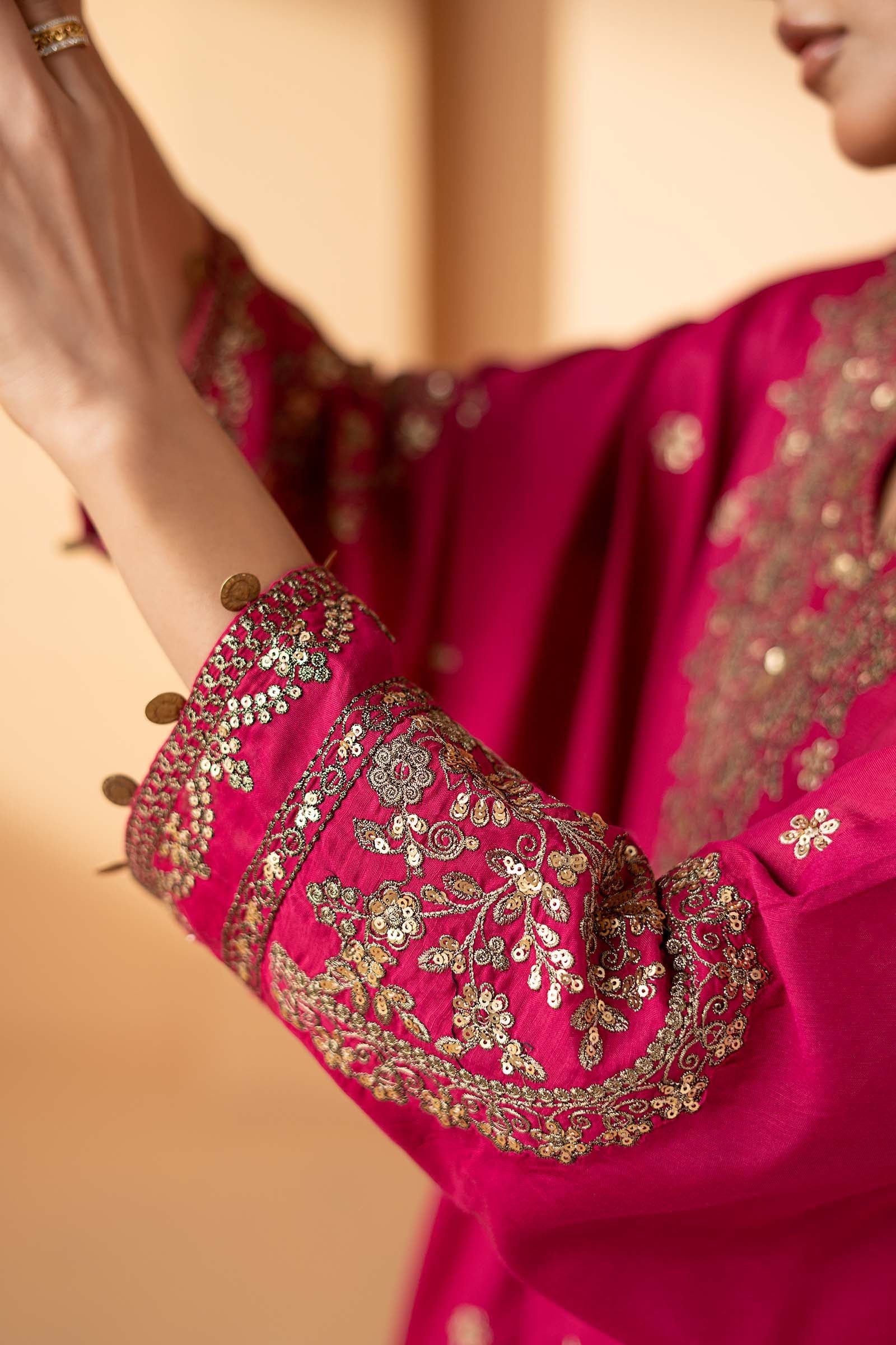 Maria B | Eid Collection 26 | 2 Piece Embroidered Grip Suit - House Of Hania