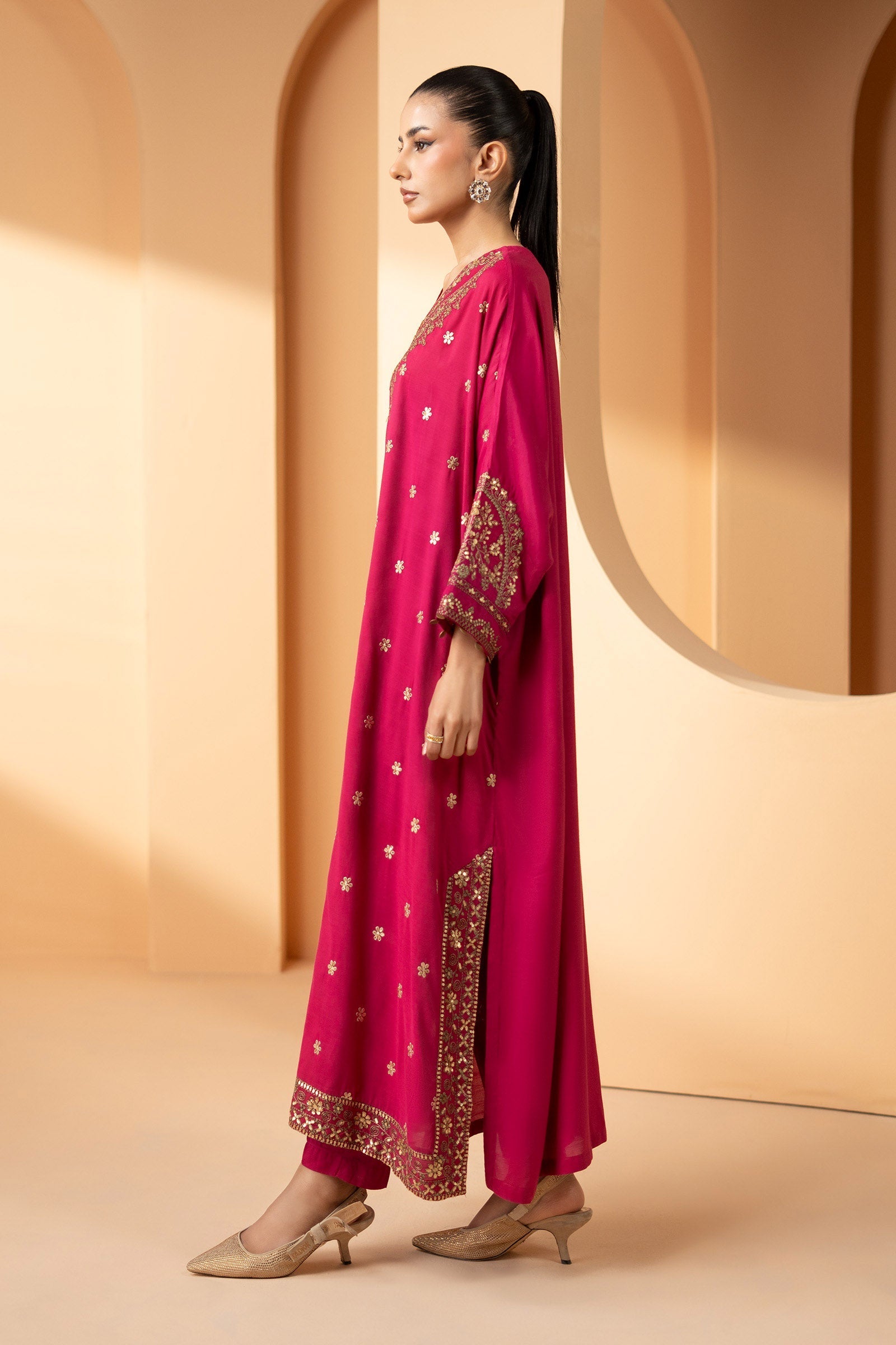 Maria B | Eid Collection 26 | 2 Piece Embroidered Grip Suit - House Of Hania