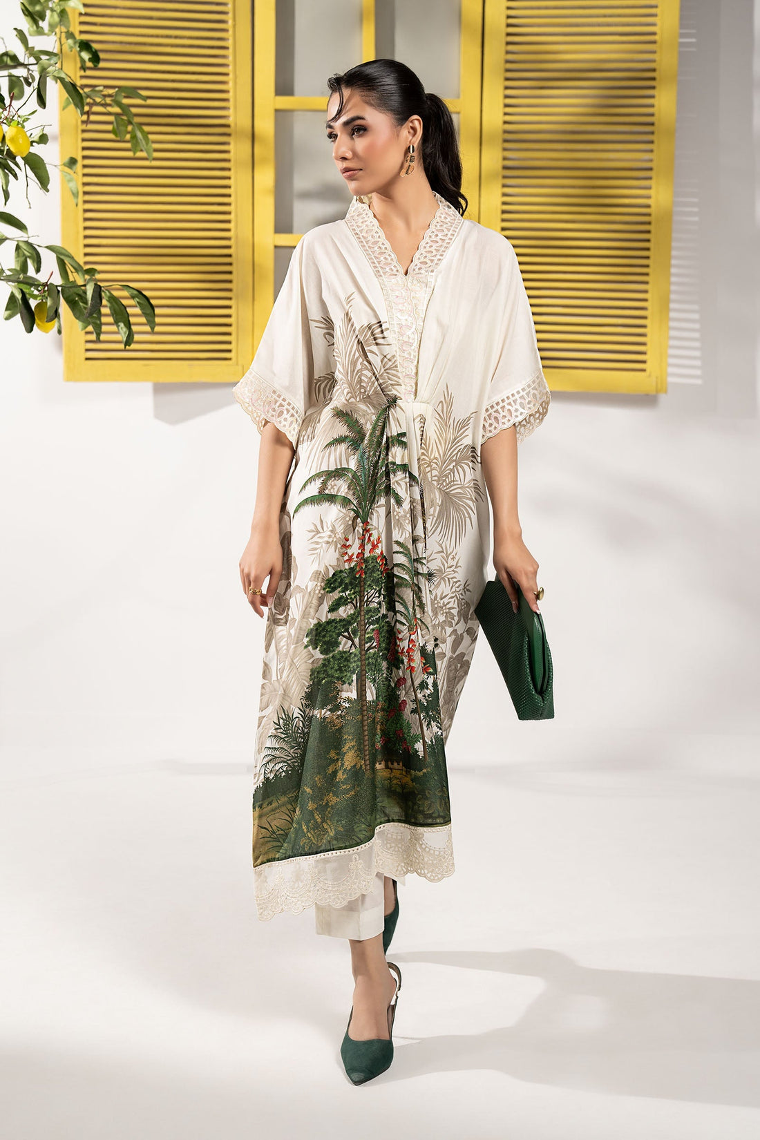 Maria B | Eid Collection 26 | 2 Piece Embroidered Lawn Suit - House Of Hania
