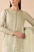 Maria B | Eid Collection 26 | 3 Piece Embellished Raw Silk Suit - House Of Hania