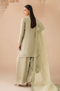 Maria B | Eid Collection 26 | 3 Piece Embellished Raw Silk Suit - House Of Hania