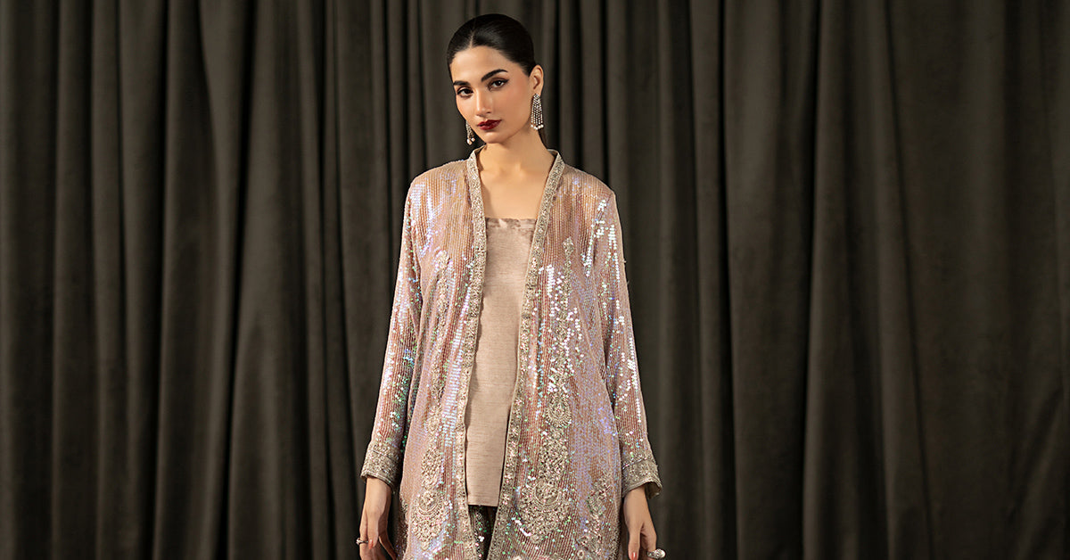 Maria B | Eid Collection 26 | 3 Piece Embroidered Bamberg Chiffon Suit - House Of Hania