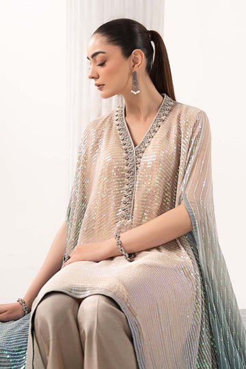 Maria B | Eid Collection 26 | 3 Piece Embroidered Chiffon Suit - House Of Hania