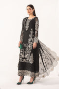 Maria B | Eid Collection 26 | 3 Piece Embroidered Chiffon Suit - House Of Hania