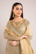 Maria B | Eid Collection 26 | 3 Piece Embroidered Chiffon Suit - House Of Hania