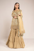 Maria B | Eid Collection 26 | 3 Piece Embroidered Chiffon Suit - House Of Hania