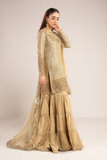 Maria B | Eid Collection 26 | 3 Piece Embroidered Chiffon Suit - House Of Hania