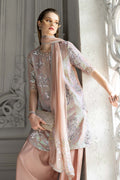 Maria B | Eid Collection 26 | 3 Piece Embroidered Chiffon Suit - House Of Hania