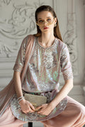 Maria B | Eid Collection 26 | 3 Piece Embroidered Chiffon Suit - House Of Hania