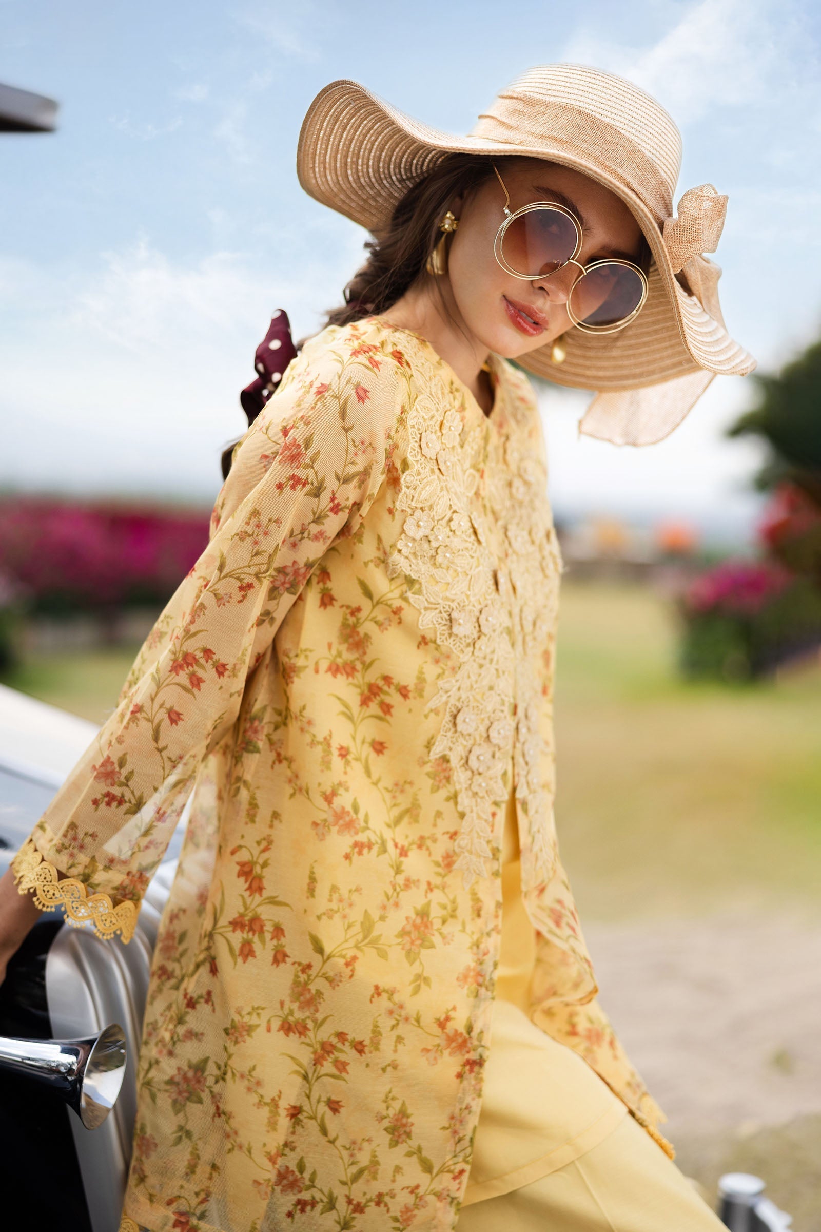 Maria B | Eid Collection 26 | 3 Piece Embroidered Cotton Net Suit - House Of Hania