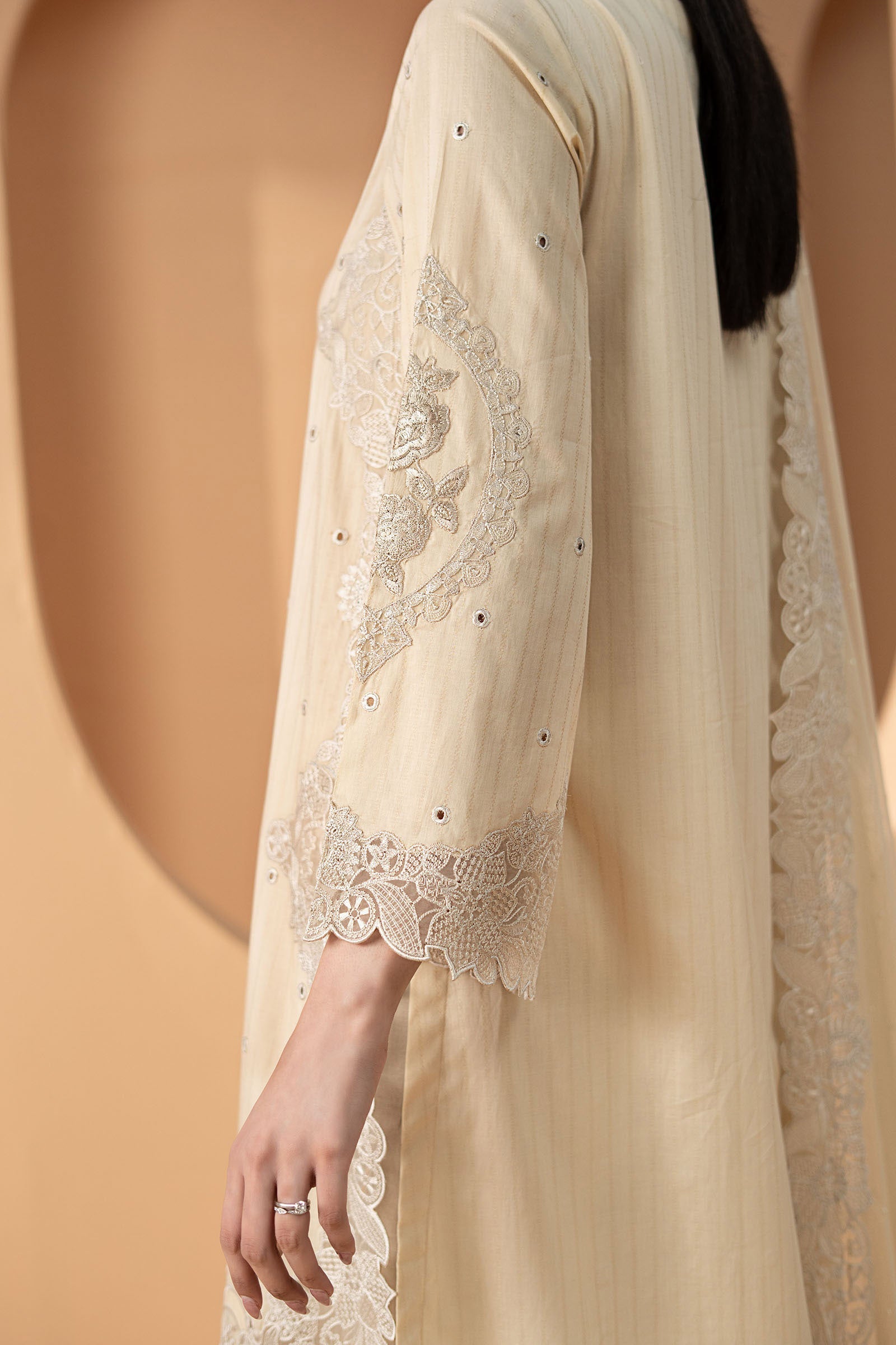 Maria B | Eid Collection 26 | 3 Piece Embroidered Dobby Lawn Suit - House Of Hania