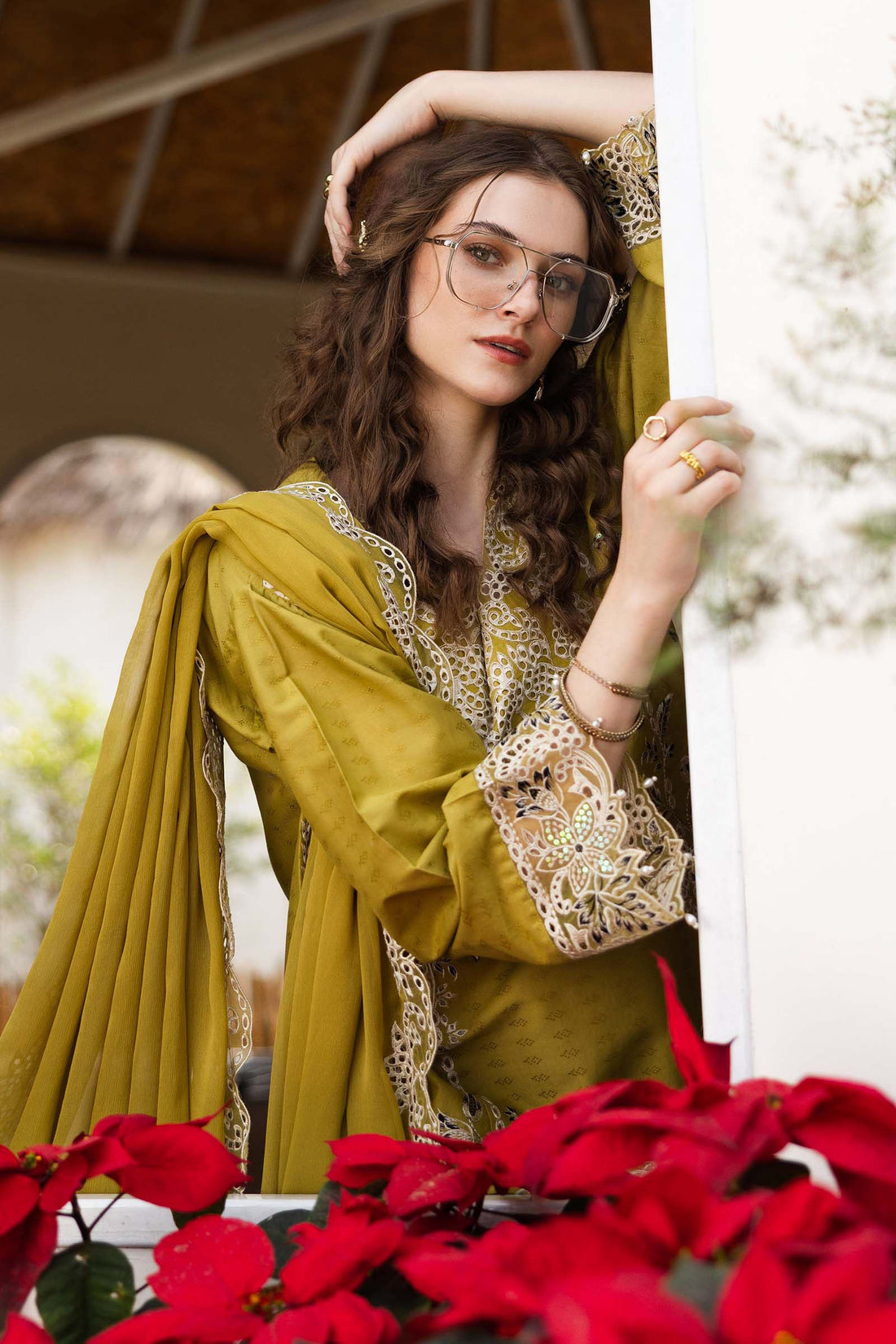 Maria B | Eid Collection 26 | 3 Piece Embroidered Dobby Lawn Suit - House Of Hania