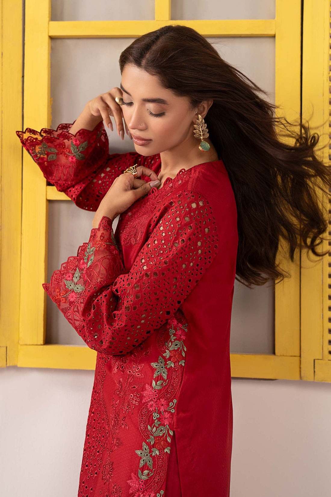 Maria B | Eid Collection 26 | 3 Piece Embroidered Dobby Lawn Suit - House Of Hania