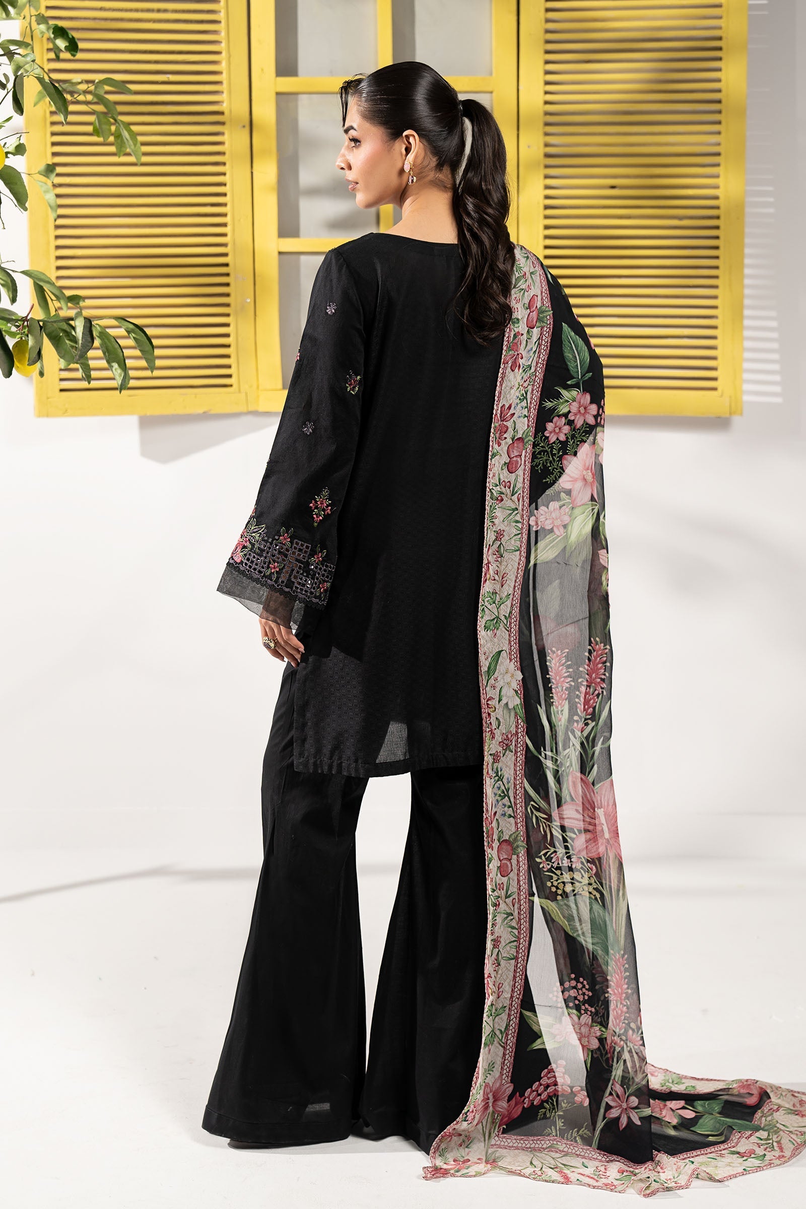 Maria B | Eid Collection 26 | 3 Piece Embroidered Dobby Lawn Suit - House Of Hania