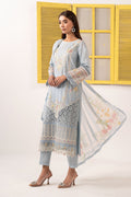 Maria B | Eid Collection 26 | 3 Piece Embroidered Dobby Lawn Suit - House Of Hania