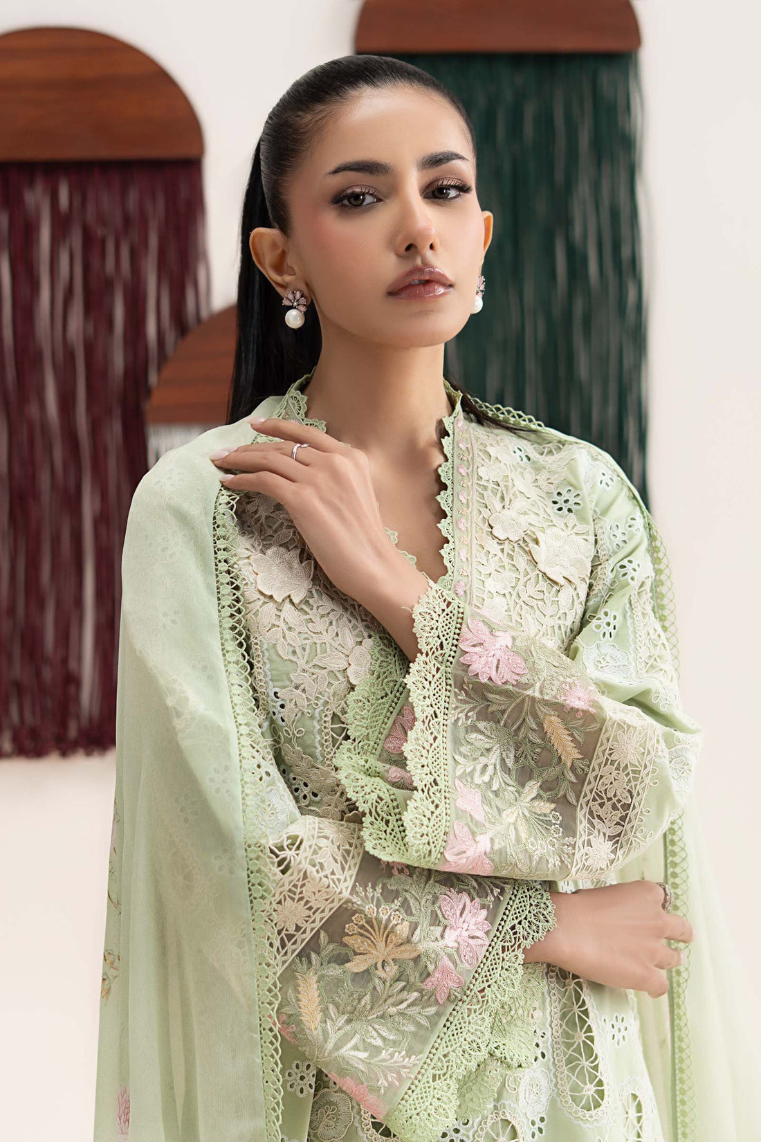 Maria B | Eid Collection 26 | 3 Piece Embroidered Lawn Suit - House Of Hania