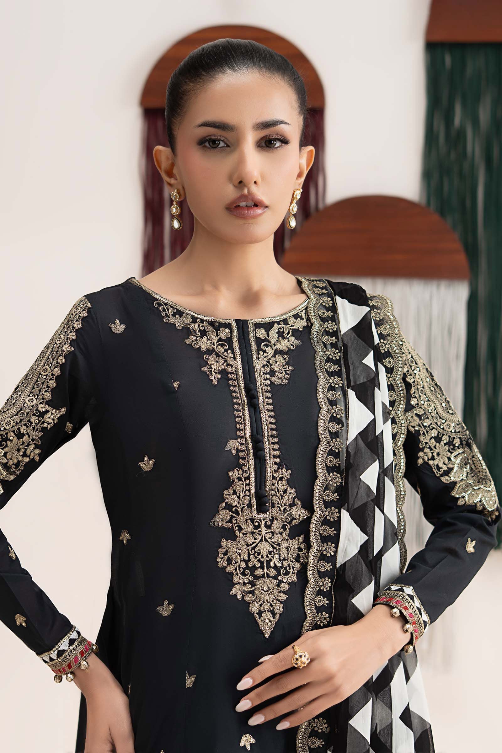 Maria B | Eid Collection 26 | 3 Piece Embroidered Lawn Suit - House Of Hania