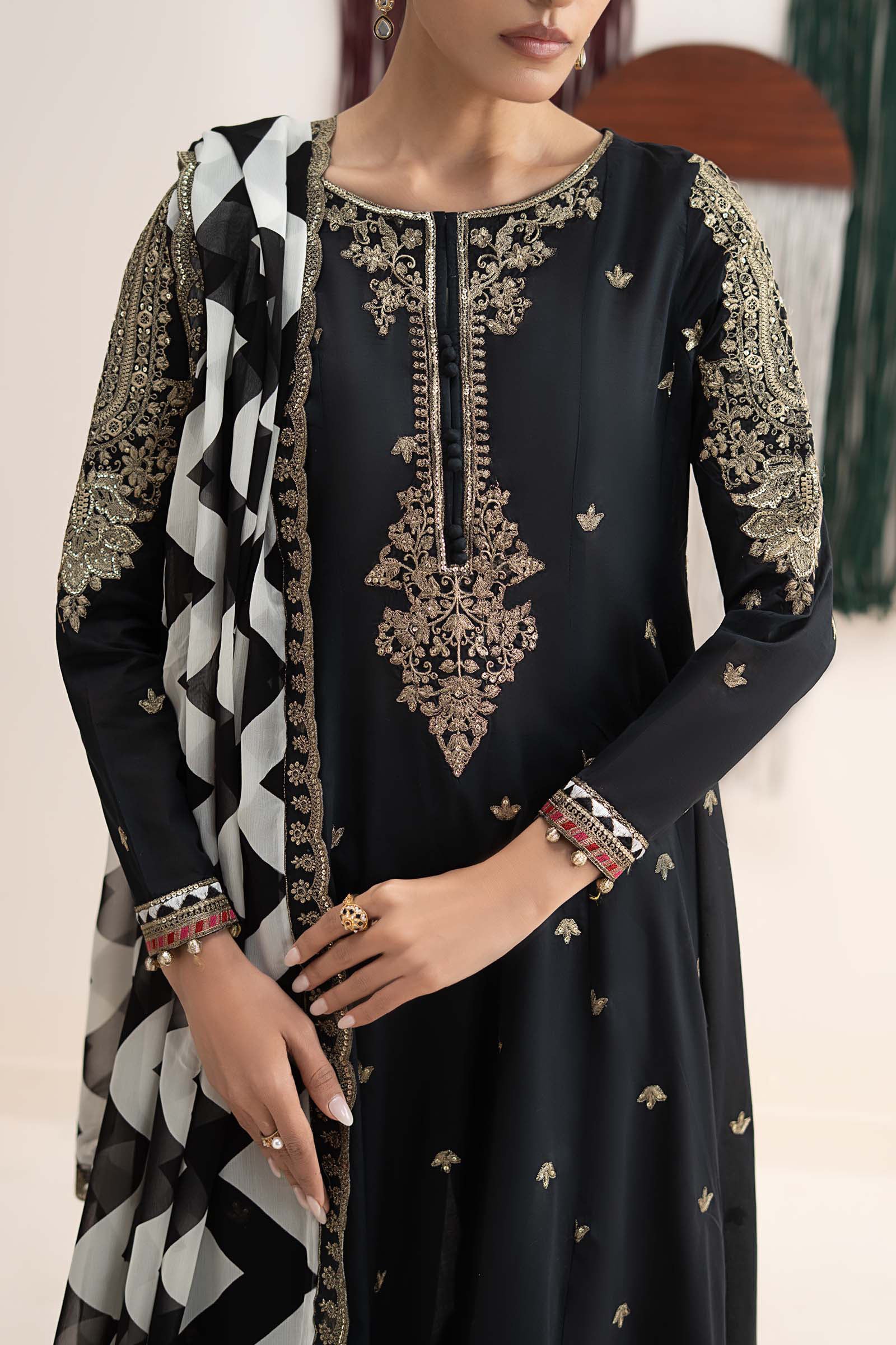 Maria B | Eid Collection 26 | 3 Piece Embroidered Lawn Suit - House Of Hania