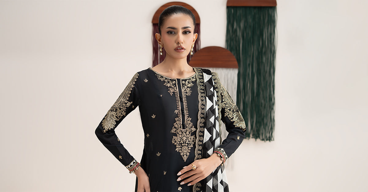 Maria B | Eid Collection 26 | 3 Piece Embroidered Lawn Suit - House Of Hania