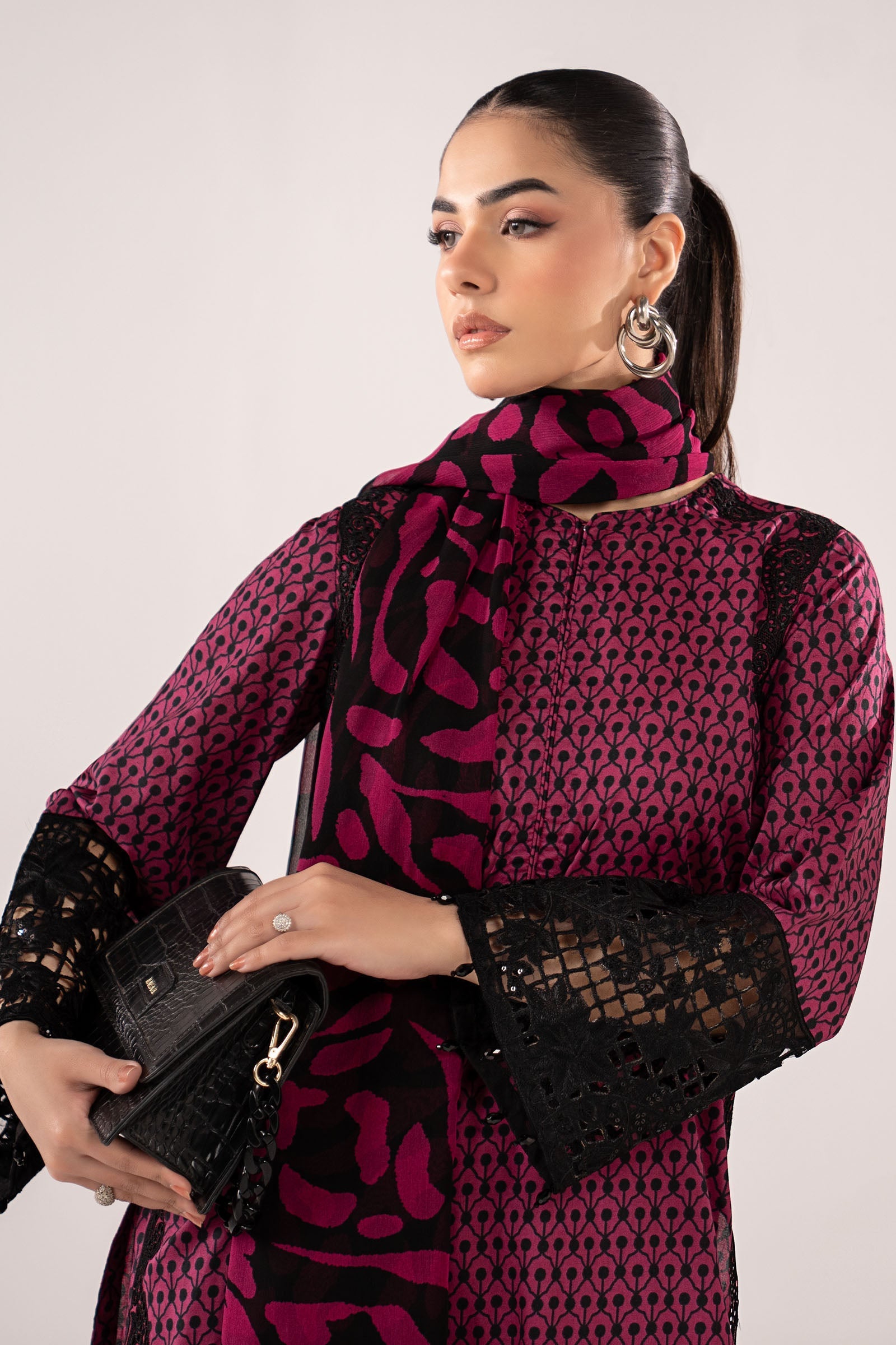Maria B | Eid Collection 26 | 3 Piece Embroidered Lawn Suit - House Of Hania