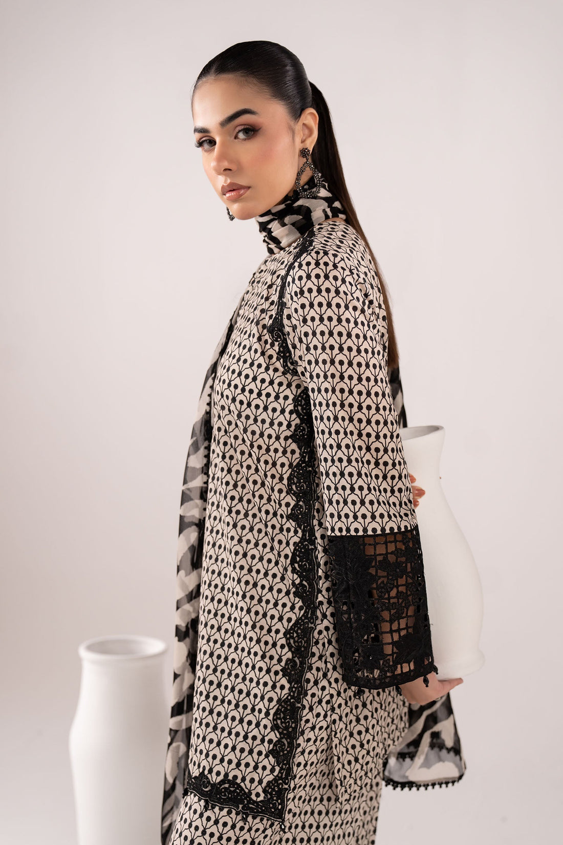 Maria B | Eid Collection 26 | 3 Piece Embroidered Lawn Suit - House Of Hania