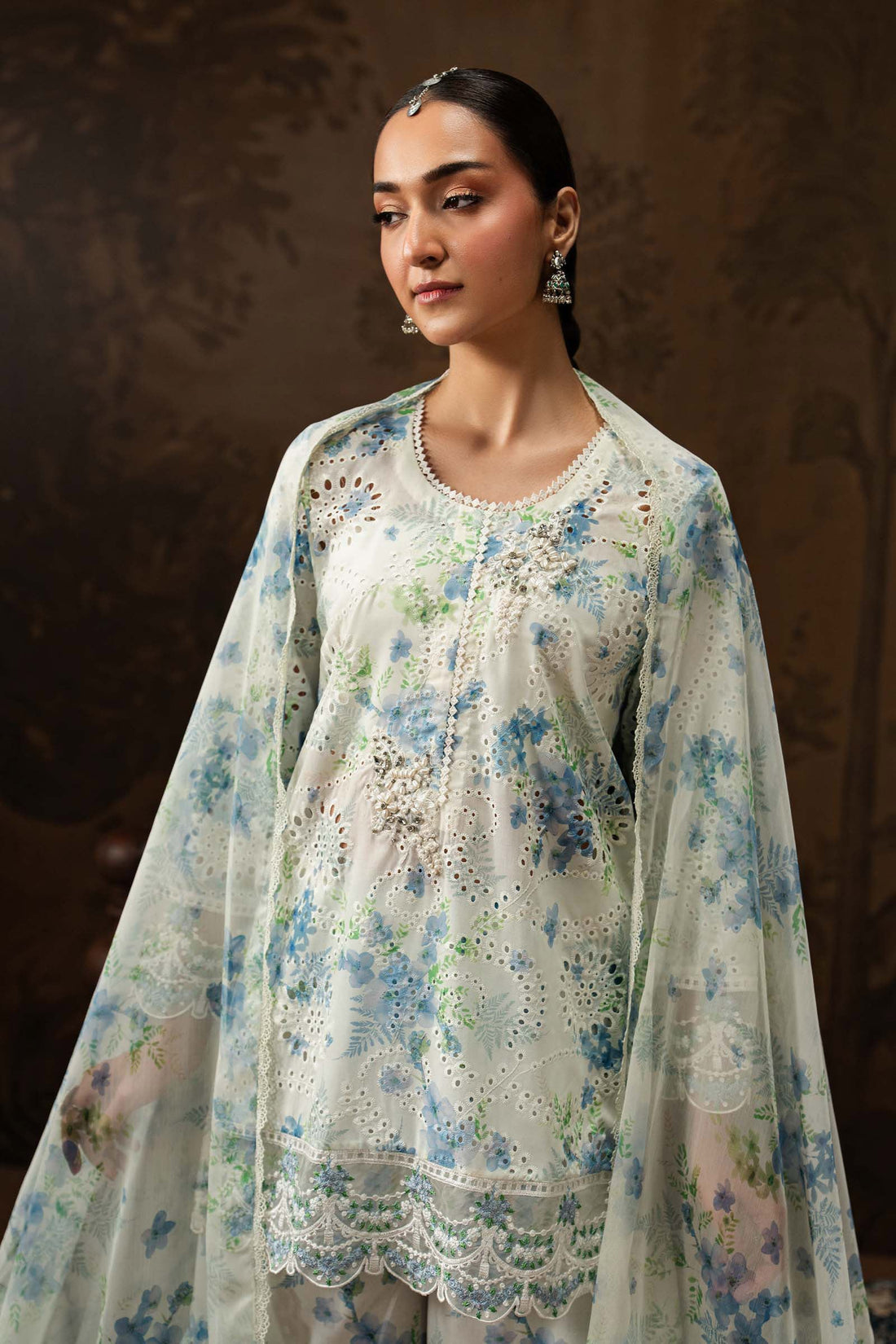 Maria B | Eid Collection 26 | 3 Piece Embroidered Lawn Suit - House Of Hania