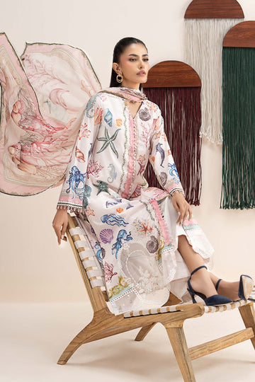 Maria B | Eid Collection 26 | 3 Piece Embroidered Lawn Suit - House Of Hania