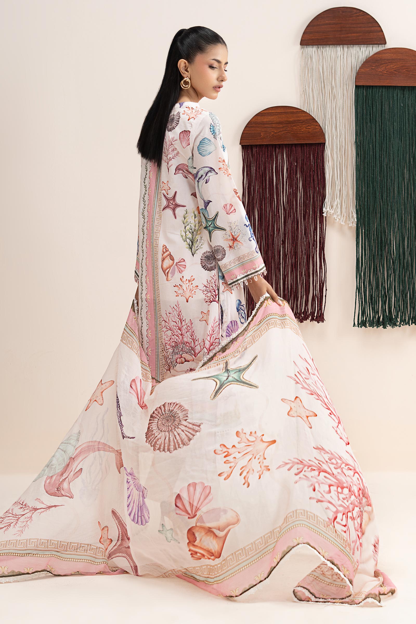 Maria B | Eid Collection 26 | 3 Piece Embroidered Lawn Suit - House Of Hania