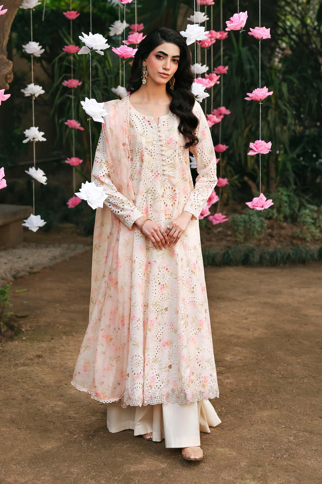 Maria B | Eid Collection 26 | 3 Piece Embroidered Lawn Suit - House Of Hania