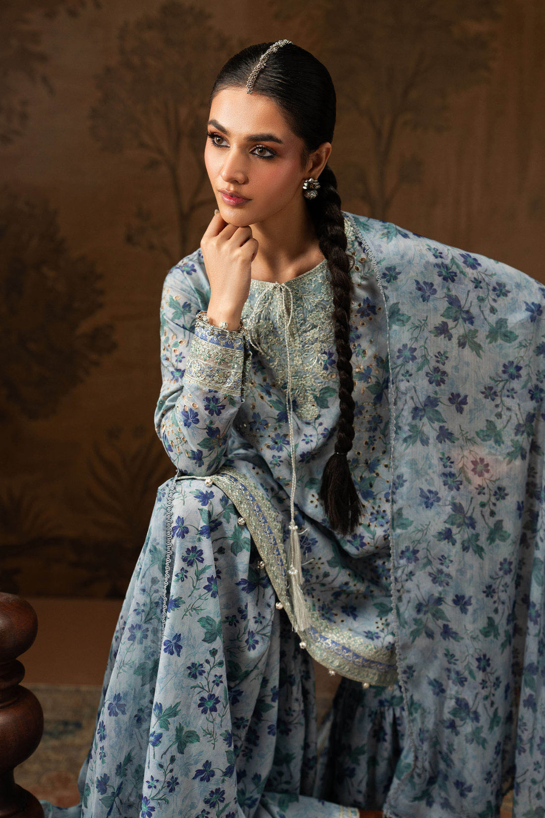 Maria B | Eid Collection 26 | 3 Piece Embroidered Lawn Suit - House Of Hania