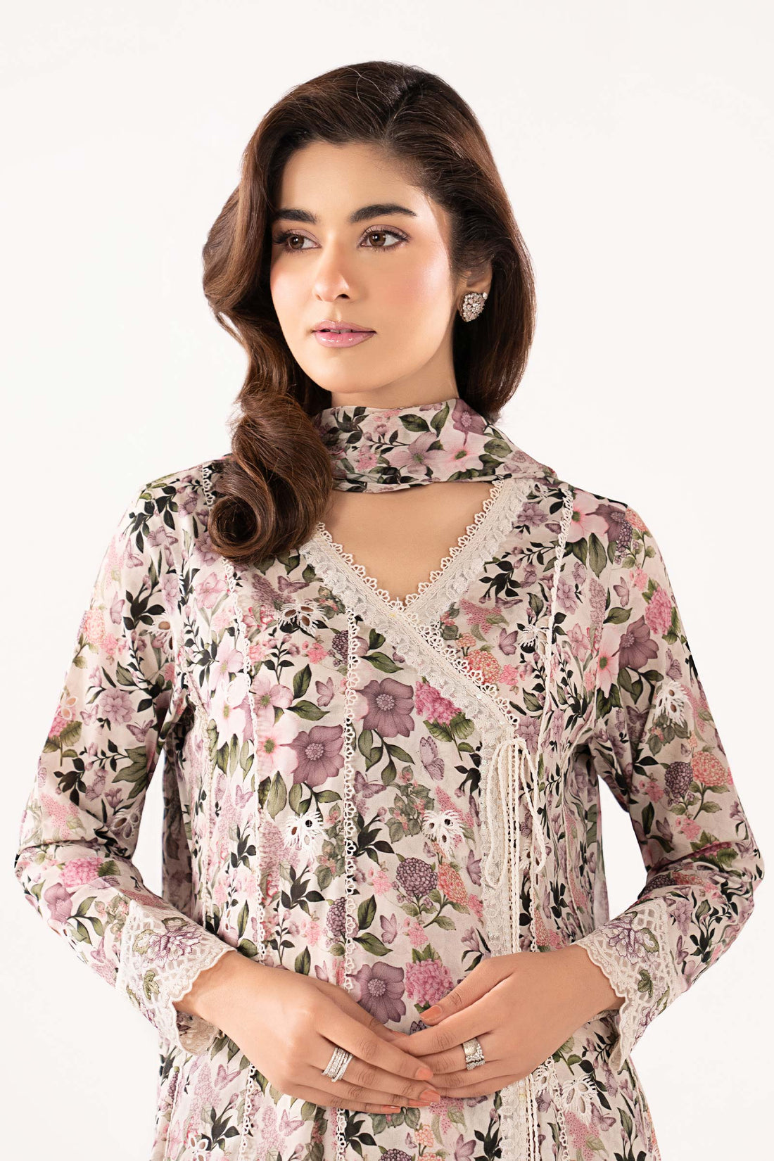 Maria B | Eid Collection 26 | 3 Piece Embroidered Lawn Suit - House Of Hania