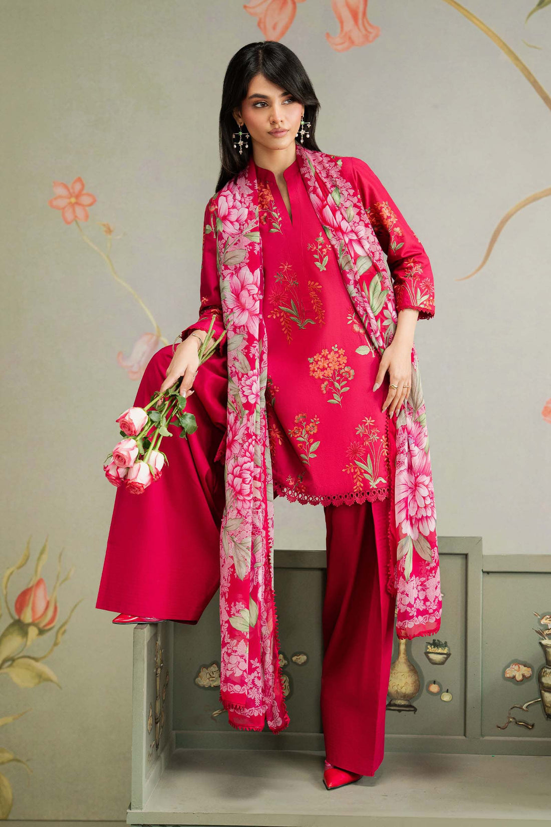 Maria B | Eid Collection 26 | 3 Piece Embroidered Lawn Suit - House Of Hania