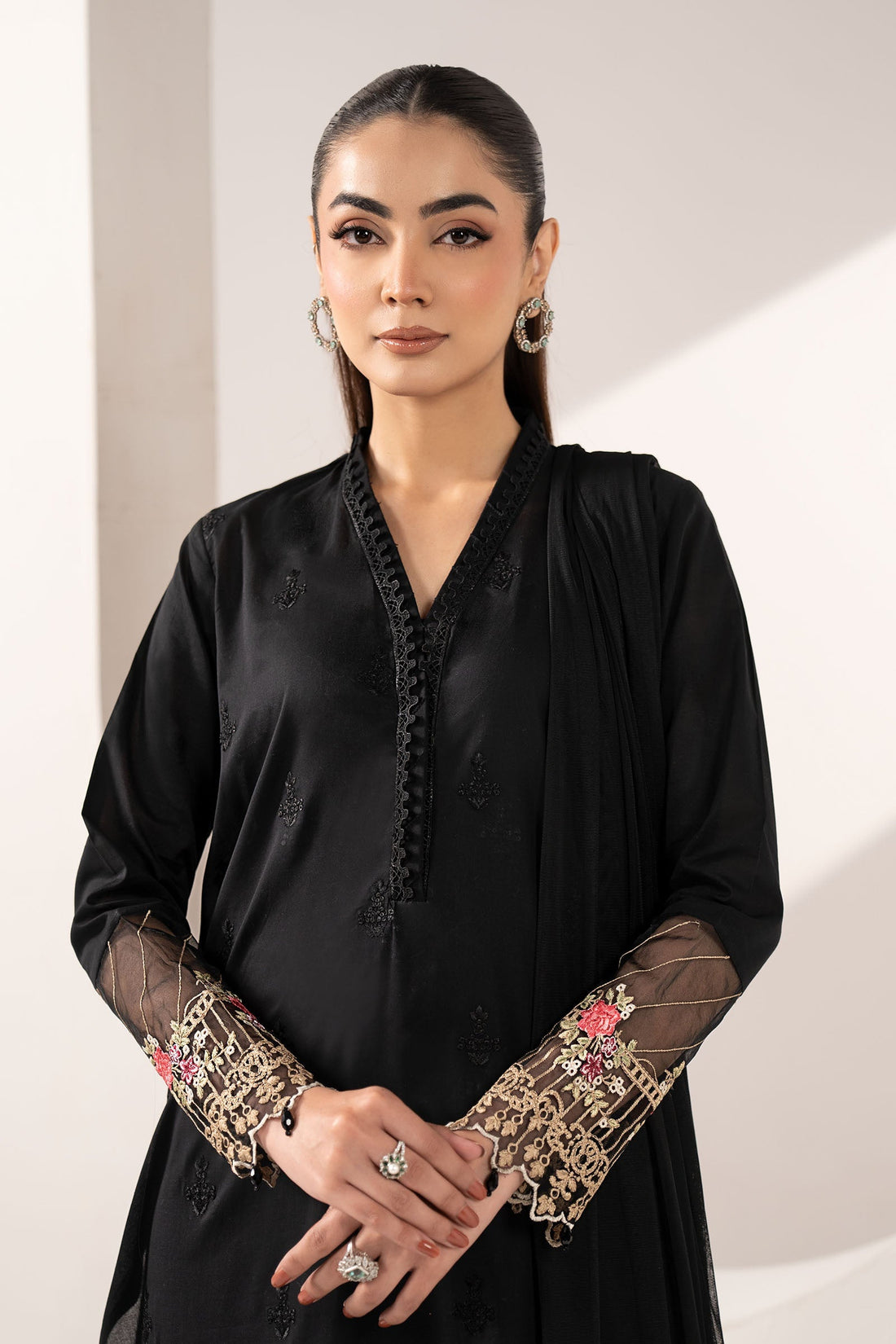 Maria B | Eid Collection 26 | 3 Piece Embroidered Lawn Suit - House Of Hania