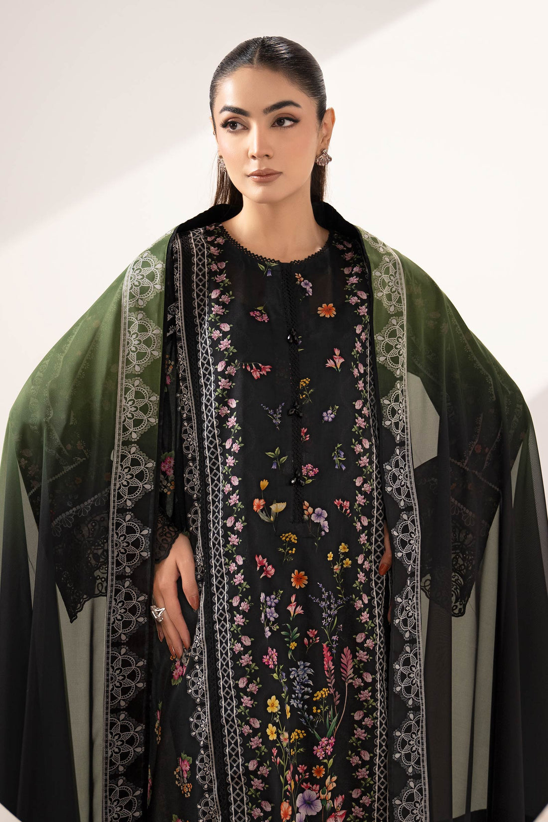Maria B | Eid Collection 26 | 3 Piece Embroidered Lawn Suit - House Of Hania