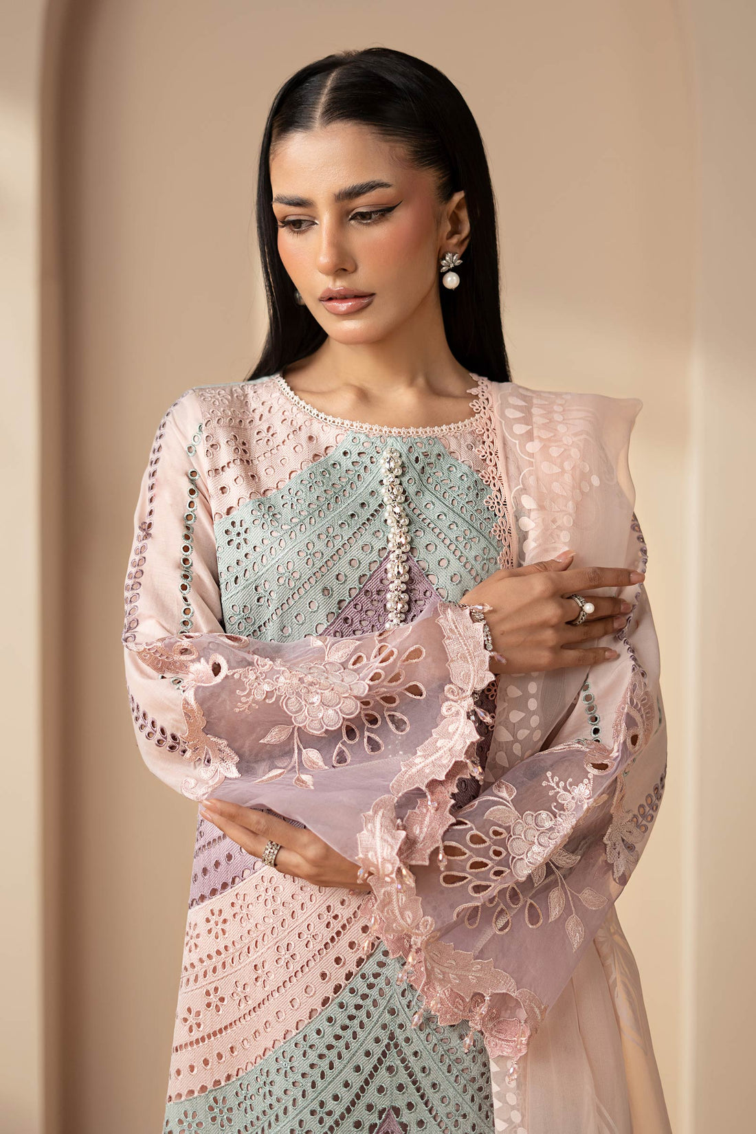 Maria B | Eid Collection 26 | 3 Piece Embroidered Lawn Suit - House Of Hania