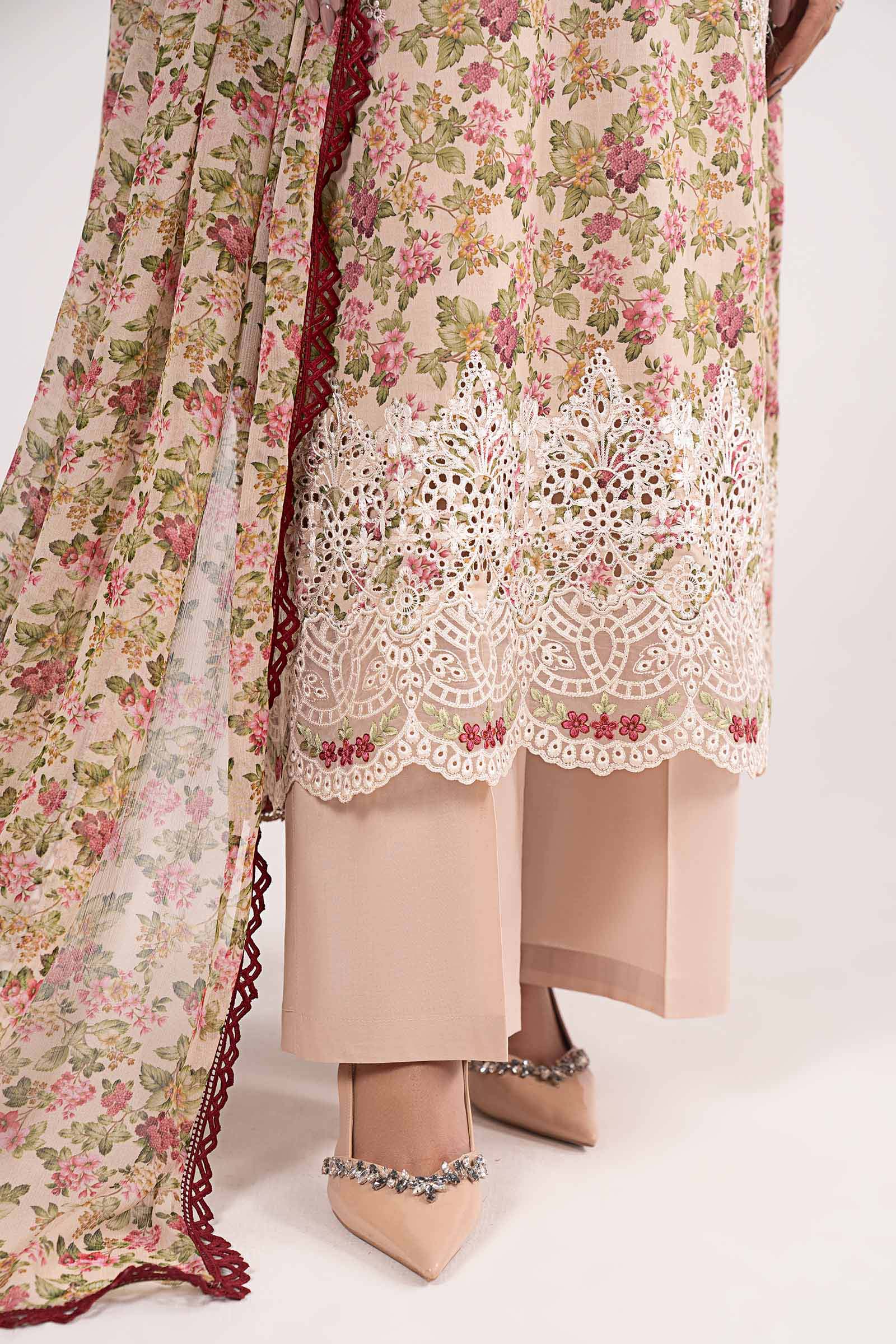 Maria B | Eid Collection 26 | 3 Piece Embroidered Lawn Suit - House Of Hania