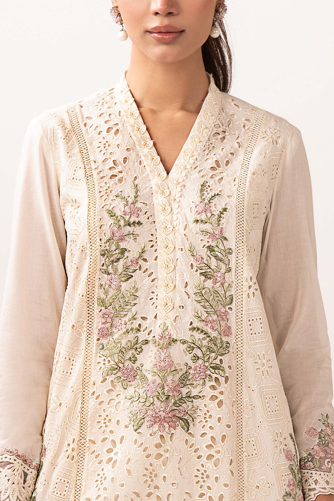 Maria B | Eid Collection 26 | 3 Piece Embroidered Lawn Suit - House Of Hania